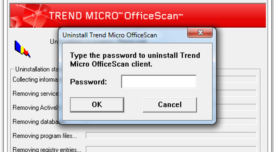 trend micro uninstal trend micro uninstal